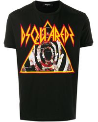 DSquared² Pyramid Logo T-shirt - Black