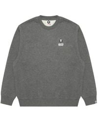 Aape By A Bathing Ape - Moonface Logo-Patch Sweater - Lyst