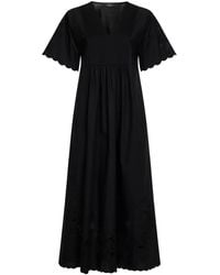 Weekend by Maxmara - Scalloped Maxi Dress - Lyst