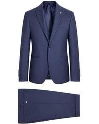Luigi Bianchi - Single-Breasted Notch-Lapel Suit - Lyst