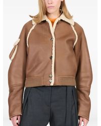 Loewe - Shearling-Trimmed Bomber Jacket - Lyst