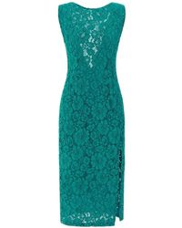 Pinko - Lace Side-Split Dress - Lyst