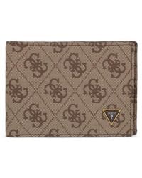 Guess - Portemonnaie Mit Monogramm-Print - Lyst