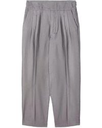 Patrizia Pepe - Pleated Cotton Pants - Lyst