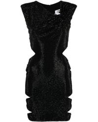 Philipp Plein - Crystal-Embellished Mini Dress - Lyst