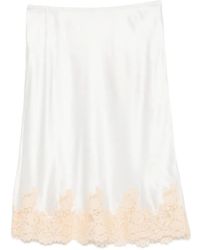 Doen - Elowette Lace Midi Skirt - Lyst