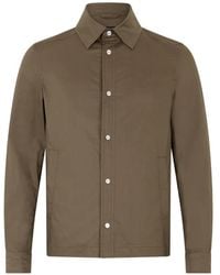 Herno - Button-Front Shirt Jacket - Lyst