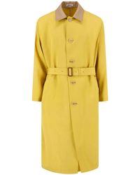AURALEE - Belted Trench Coat - Lyst