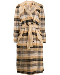 Viktor & Rolf Check Me Out Trench Coat - Multicolour