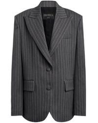 Dondup - Pinstripe-Pattern Peak-Lapels Jacket - Lyst