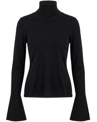 Brandon Maxwell - Dawson Flared-Sleeve Sweater - Lyst