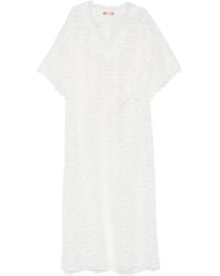 Ermanno Scervino - Lace V-Neck Dress - Lyst