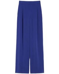 Weekend by Maxmara - High-Waist Pleated Trousers - Lyst