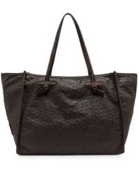 Gianni Chiarini - Marcella Ostrich-Effect Tote Bag - Lyst
