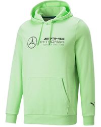 PUMA - Hoodie Mapf1 Mercedes Essential - Lyst