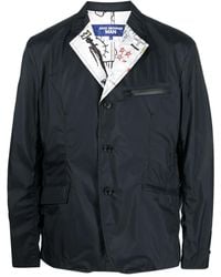 Junya Watanabe - Single-Breasted Sketch-Print Blazer - Lyst