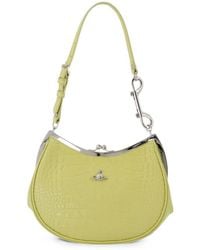 Vivienne Westwood - Charm Frame Croc-Effect Shoulder Bag - Lyst