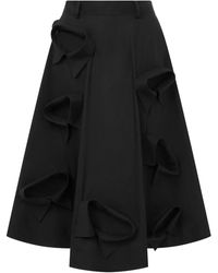 Moschino - Knee-Length A-Line Skirt With Sculptural Details - Lyst