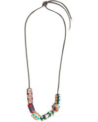 Colville - Beatle Beaded Necklace - Lyst