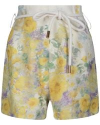 GIOVANNI PARIS - Floral-Print Maelle Shorts - Lyst
