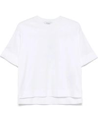 Max Mara - Logo Cotton T-Shirt - Lyst