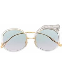 Anna Karin Karlsson - Rose Et Le Rêve Round-Frame Sunglasses - Lyst