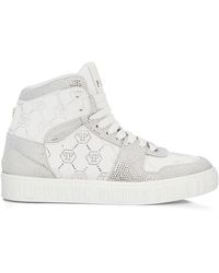 Philipp Plein - Baskets Carson Monogram Strass - Lyst