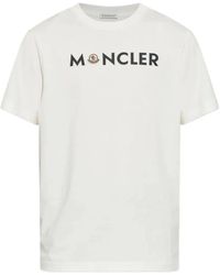Moncler - Logo Cotton T-Shirt - Lyst
