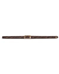 Maje - Slim Embossed Leather Belt - Lyst