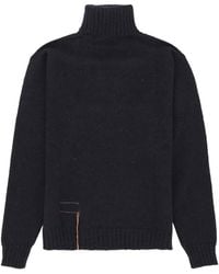 Fortela - Ribbed-Cuff Turtleneck Wool Sweater - Lyst