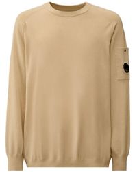C.P. Company - Crepe-Knit Lens-Detail Sweater - Lyst