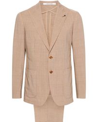 Tagliatore - Single-breasted Checked Wool Suit - Lyst