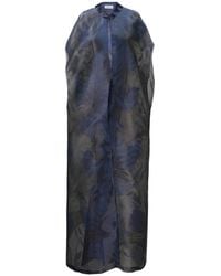 Gemy Maalouf - Abstract-Print Pleated Kaftan - Lyst