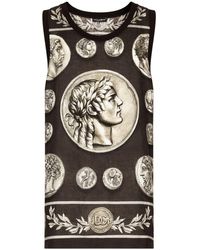 Dolce & Gabbana - Roman Coin-print Vest - Lyst