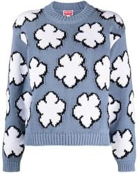 KENZO - Pull Boke Flower En Intarsia - Lyst