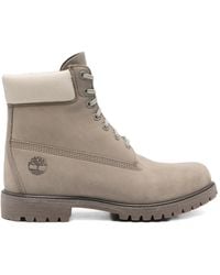 Timberland - Premium 6-Inch Logo Lace-Up Boots - Lyst