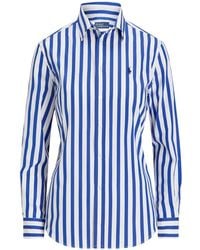 Polo Ralph Lauren - Stripe-Pattern Cotton Shirt - Lyst