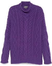 Eric Bompard - Cables High-Neck Sweater - Lyst