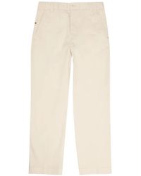 Moncler - Logo-Patch Straight-Leg Trousers - Lyst