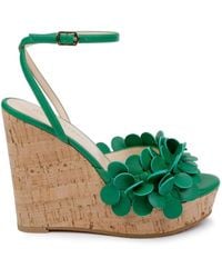 Dee Ocleppo - Madrid Leather Wedge Sandals - Lyst