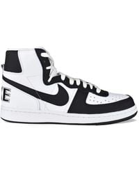 Comme des Garçons - X Nike High-Top Swoosh Logo Sneakers - Lyst