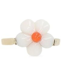 Aliita - 9Kt Daisy Gelbgoldring - Lyst