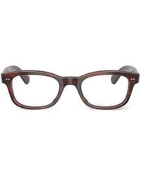 Oliver Peoples - Square Frame Glasses - Lyst