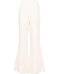Twin Set - Pressed-crease Flared Trousers - Lyst
