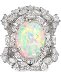 Anabela Chan - 18Kt Sky Opal Ocean Diamond Ring Set - Lyst