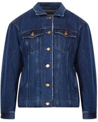 Jil Sander - Button-Up Denim Jacket - Lyst