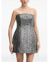 Bardot - Sequin-Embellishment Mini Dress - Lyst