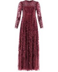 Needle & Thread - Rosanna Sequin-Embellishment Midi Dress - Lyst