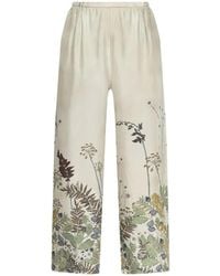 Munthe - Fabert Floral-Print Trousers - Lyst