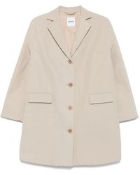 Aspesi - Button-Fastening Coat - Lyst